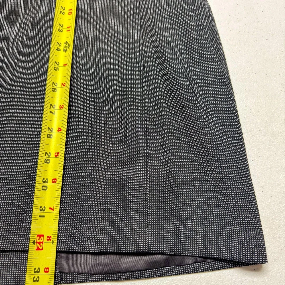 Canali Suit Jacket Mens 42L Gray Check Wool Made in Italy Two Button Notch Lapel